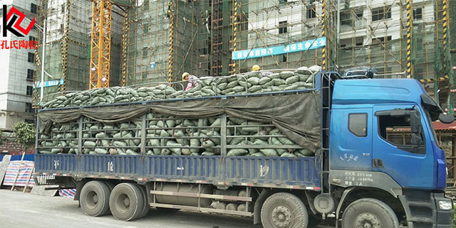 南京棲霞新建小區洗手間回填陶粒
